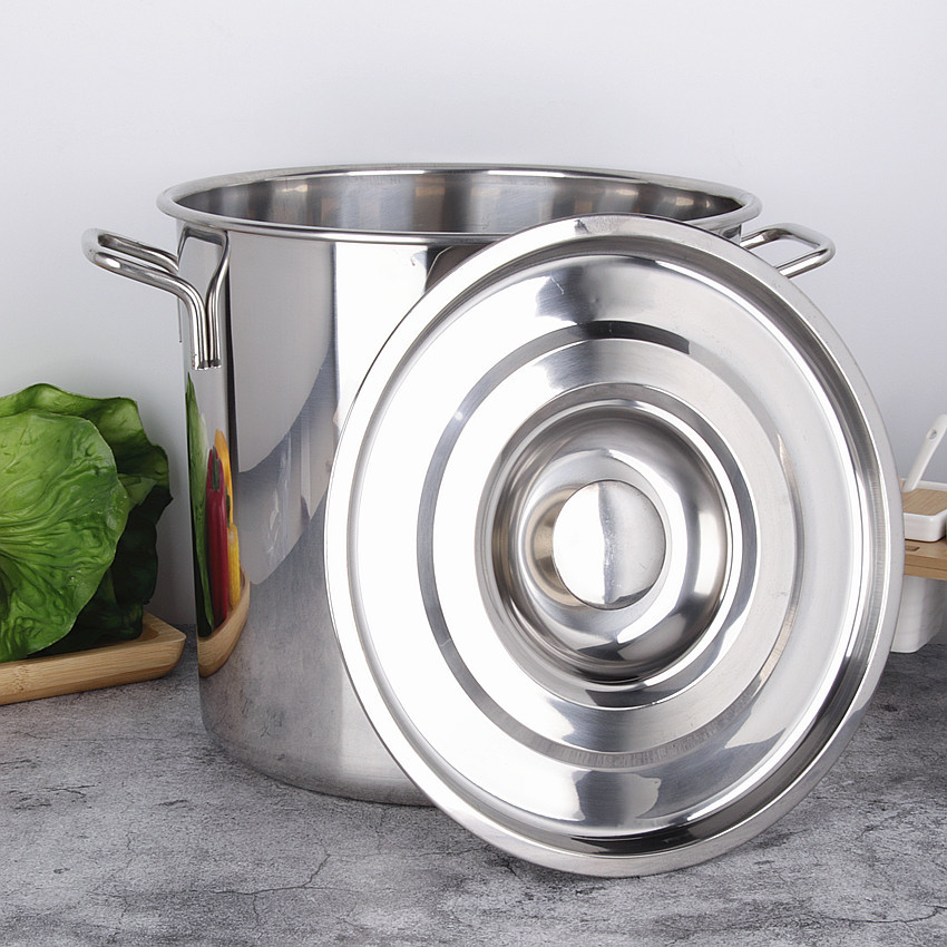 304不锈钢汤桶汤锅 大容量无磁带盖加厚密封桶 商用豆浆奶茶桶